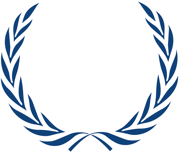 imagen de hojas de laurel azul sobre fondo transparente